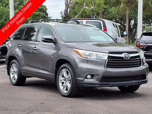 Predawn Gray Mica 2016 Toyota Highlander Limited Platinum