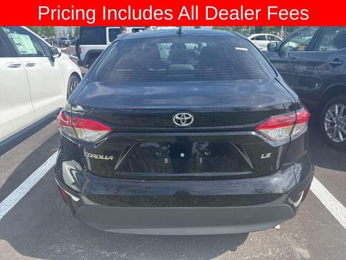 Midnight Black Metallic 2025 Toyota Corolla LE