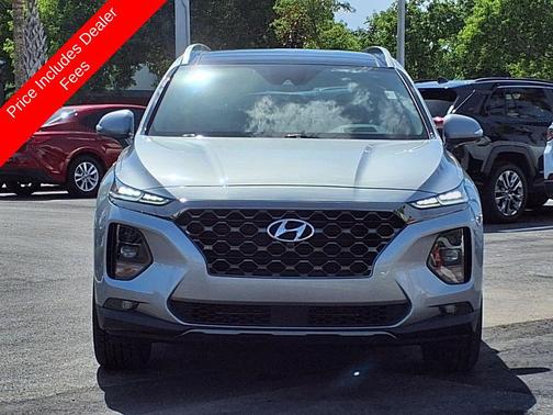 Shimmering Silver Pearl 2020 Hyundai SANTA FE Limited 2.4