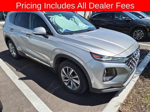 Shimmering Silver Pearl 2020 Hyundai SANTA FE Limited 2.4