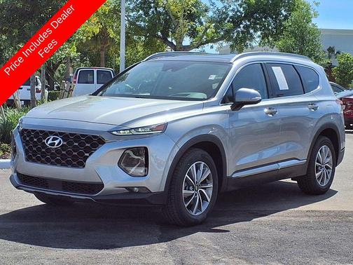 Shimmering Silver Pearl 2020 Hyundai SANTA FE Limited 2.4