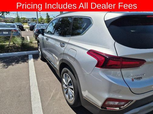 Shimmering Silver Pearl 2020 Hyundai SANTA FE Limited 2.4