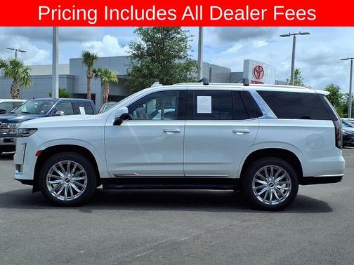 Crystal White Tricoat 2023 Cadillac Escalade Premium Luxury