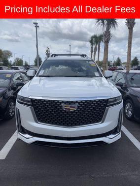 Crystal White Tricoat 2023 Cadillac Escalade Premium Luxury