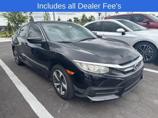 Crystal Black Pearl 2016 Honda Civic LX