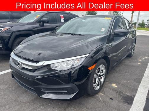 Crystal Black Pearl 2016 Honda Civic LX