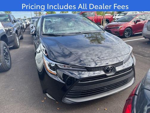 Midnight Black Metallic 2026 Toyota Corolla LE