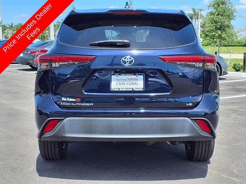Blueprint 2023 Toyota Highlander LE