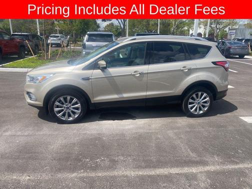 White Gold Metallic 2018 Ford Escape Titanium