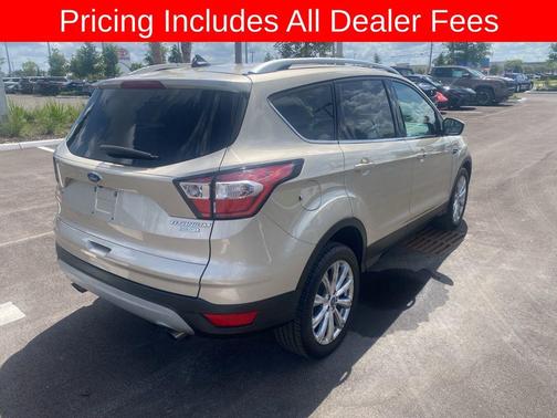 White Gold Metallic 2018 Ford Escape Titanium