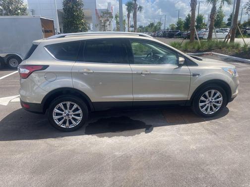 White Gold Metallic 2018 Ford Escape Titanium