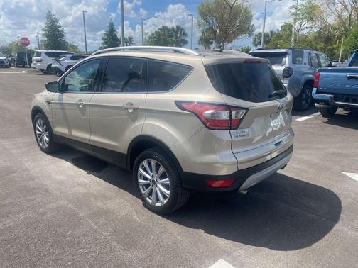 White Gold Metallic 2018 Ford Escape Titanium