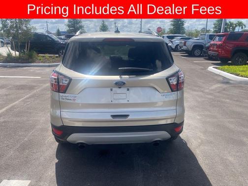 White Gold Metallic 2018 Ford Escape Titanium