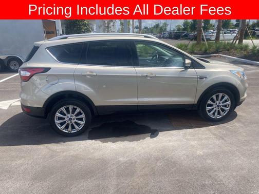 White Gold Metallic 2018 Ford Escape Titanium