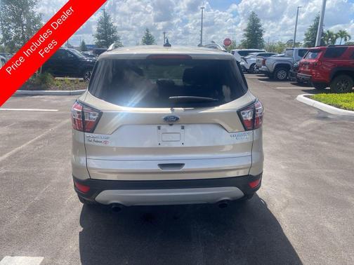 White Gold Metallic 2018 Ford Escape Titanium