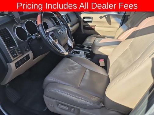 Blizzard Pearl 2015 Toyota Sequoia Platinum