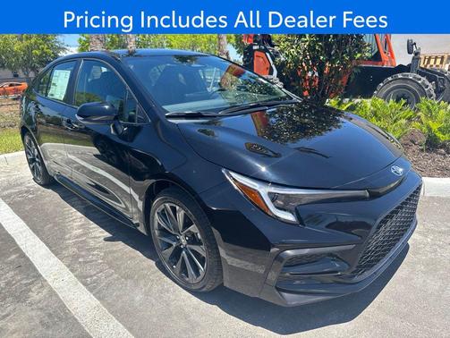 Midnight Black Metallic 2026 Toyota Corolla SE