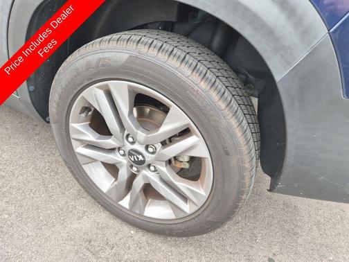 Dark Ocean Blue/White Roof 2021 Kia Seltos S