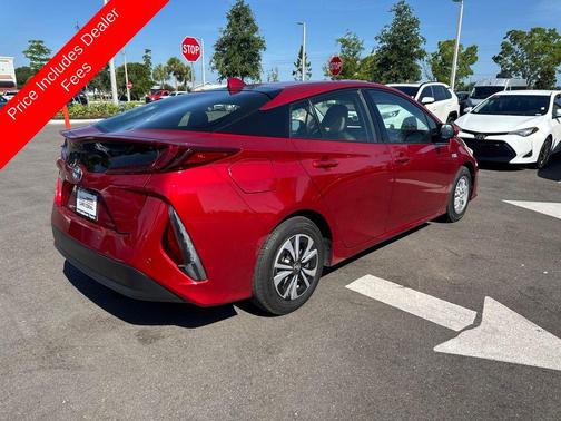 Hypersonic Red 2017 Toyota Prius Prime Advanced