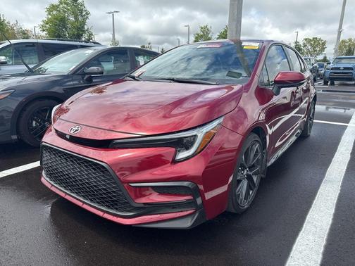 Ruby Flare Pearl 2024 Toyota Corolla SE