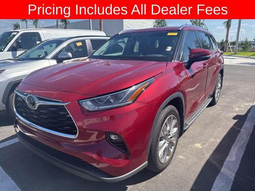 Ruby Flare Pearl 2022 Toyota Highlander Limited