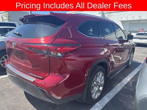 Ruby Flare Pearl 2022 Toyota Highlander Limited
