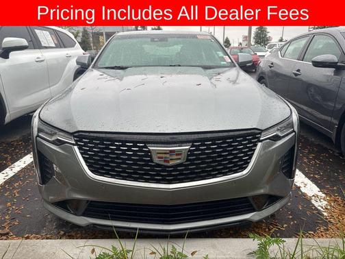 Argent Silver Metallic 2023 Cadillac CT4 Premium Luxury