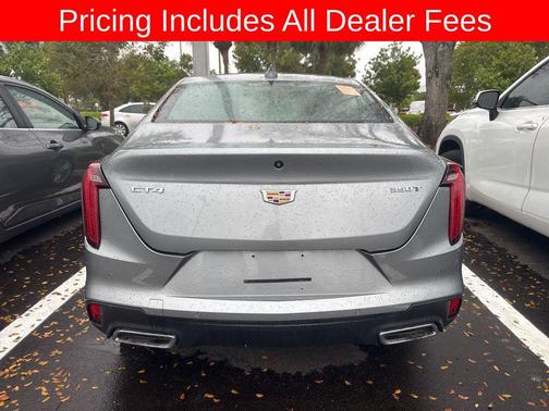 Argent Silver Metallic 2023 Cadillac CT4 Premium Luxury