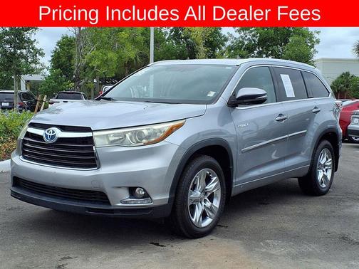 Silver Sky Metallic 2015 Toyota Highlander Hybrid Limited