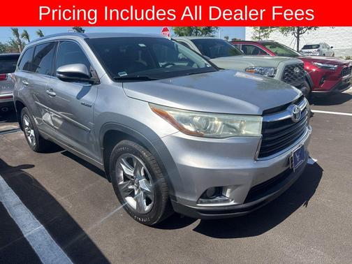 Silver Sky Metallic 2015 Toyota Highlander Hybrid Limited