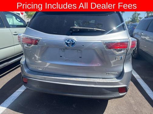 Silver Sky Metallic 2015 Toyota Highlander Hybrid Limited