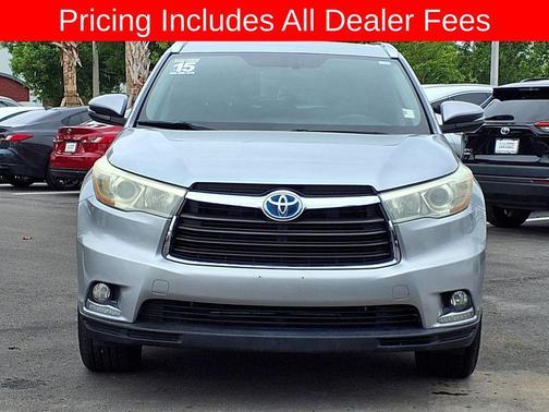 Silver Sky Metallic 2015 Toyota Highlander Hybrid Limited