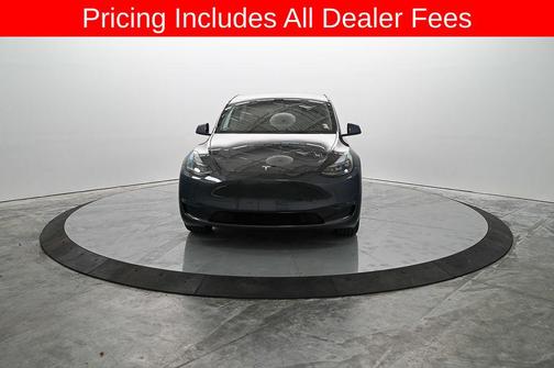 Solid Black 2025 Tesla Model Y Long Range Dual Motor Rear-Wheel Drive