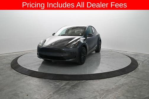 Solid Black 2025 Tesla Model Y Long Range Dual Motor Rear-Wheel Drive