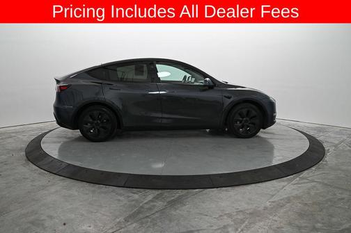 Solid Black 2025 Tesla Model Y Long Range Dual Motor Rear-Wheel Drive