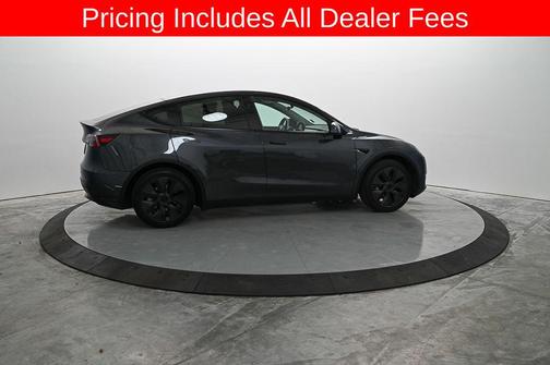 Solid Black 2025 Tesla Model Y Long Range Dual Motor Rear-Wheel Drive