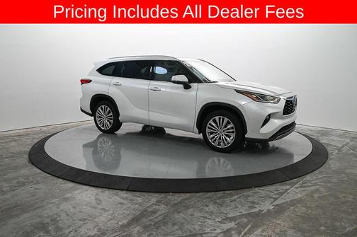 Wind Chill Pearl 2023 Toyota Highlander Hybrid Platinum