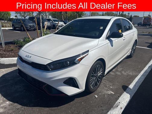 Snow White Pearl 2023 Kia Forte GT-Line
