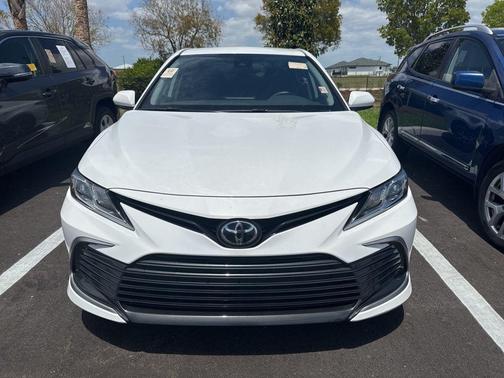 Super White 2021 Toyota Camry LE