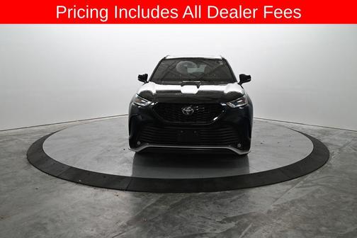 Midnight Black Metallic 2023 Toyota Highlander XSE