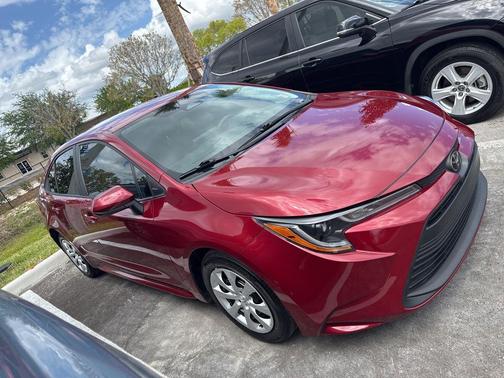 Ruby Flare Pearl 2025 Toyota Corolla LE