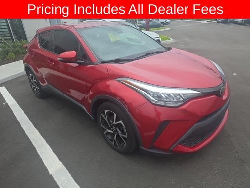 Red 2020 Toyota C-HR XLE