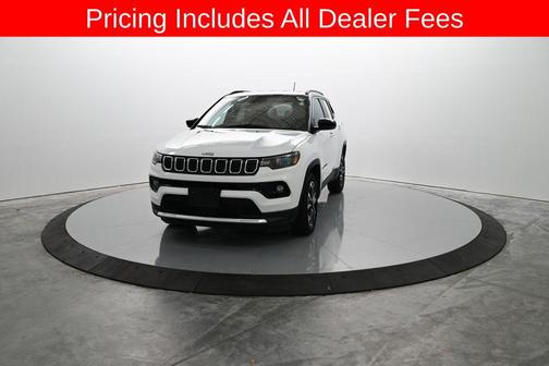 Bright White Clearcoat 2023 Jeep Compass Limited