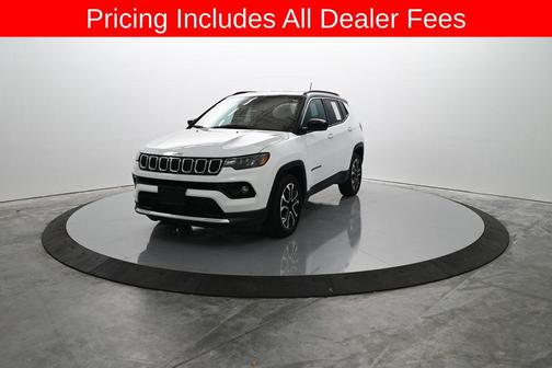 Bright White Clearcoat 2023 Jeep Compass Limited
