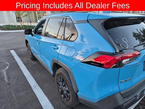 Blue Flame 2021 Toyota RAV4 LE