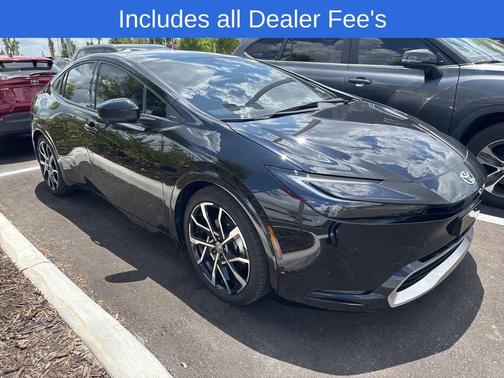 Midnight Black Metallic 2026 Toyota Prius Plug-In Hybrid XSE Premium