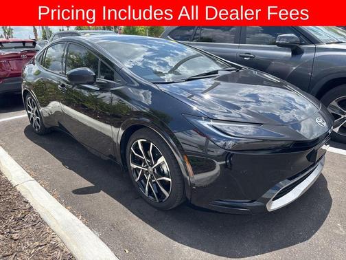 Midnight Black Metallic 2026 Toyota Prius Plug-In Hybrid XSE Premium