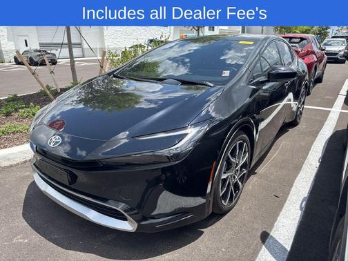 Midnight Black Metallic 2026 Toyota Prius Plug-In Hybrid XSE Premium