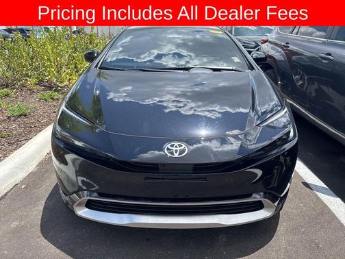 Midnight Black Metallic 2026 Toyota Prius Plug-In Hybrid XSE Premium