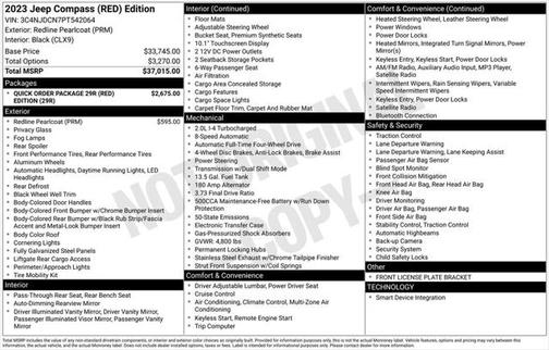 2023 Jeep Compass (RED) Edition 4x4